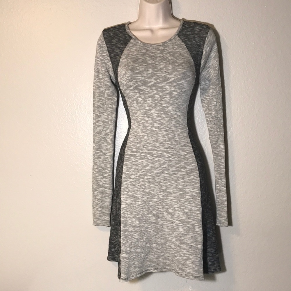 Nation LTD by Jen Menchan grey longsleeve dress